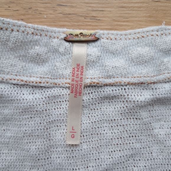 Free People Garner Ruffle Tee Large - Picture 4 of 6